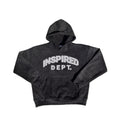 Dark Acid Washed Inspired Dept Hoodie