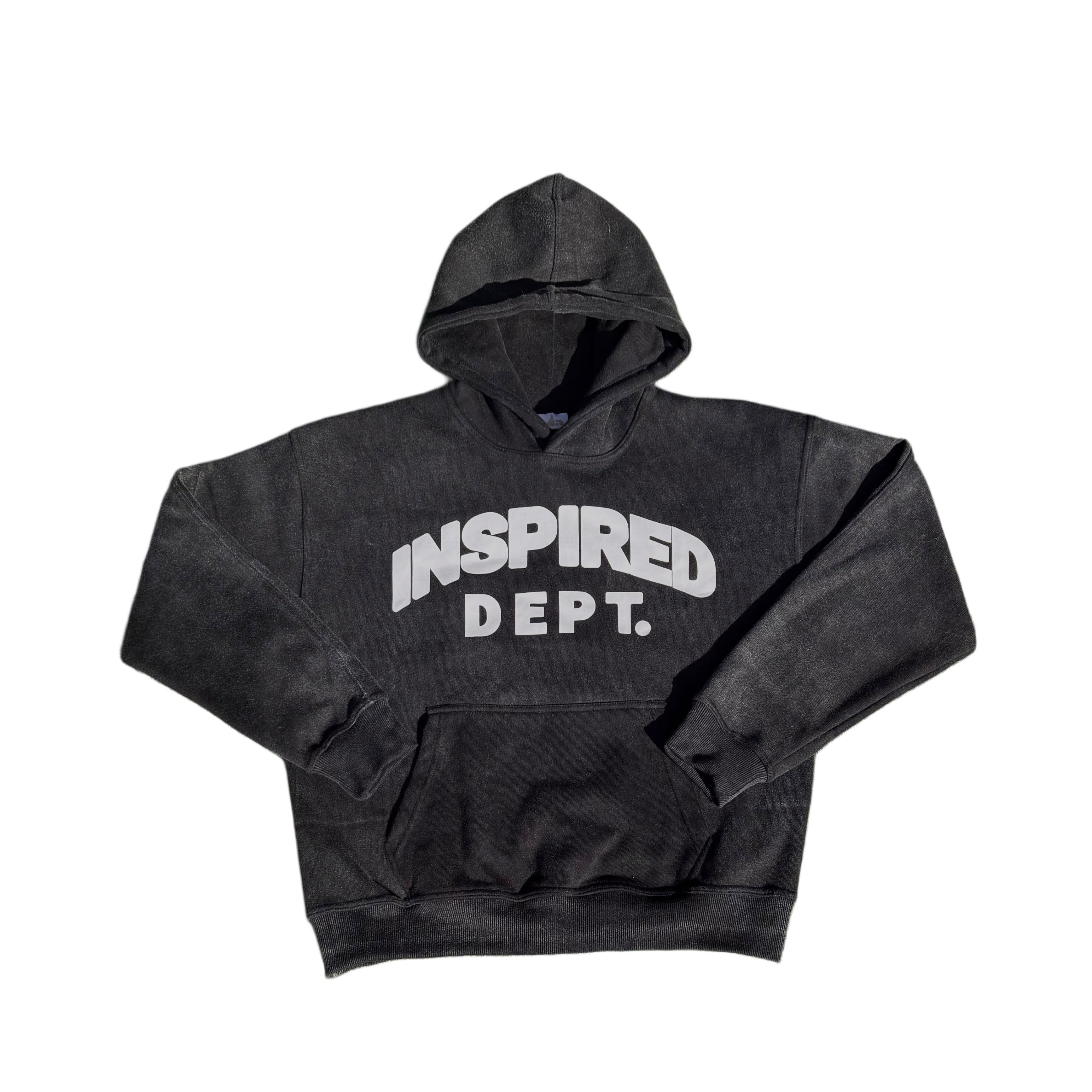 Dark Acid Washed Inspired Dept Hoodie
