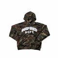 Camo Inspired Dept Zip Up Hoodie